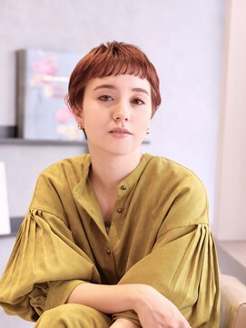 エムスラッシュ アヴェダ 自由が丘(M.SLASH AVEDA) ショート前髪/暖色系カラー/フレンチガーリー/自由が丘
