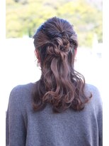 ビアージュ(Viage) #ヘアアレンジ #ハーフアップ #結婚式アレンジ #ヘアセット