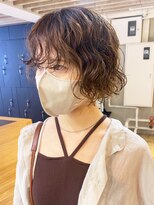 アイティーバイアルバム 藤沢店(IT by ALBUM) オリーブベージュカーキベージュレイヤーカット_ba409971