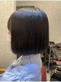 美シルエットボブ前下がりミニボブショート☆彡