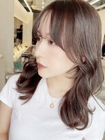 ラルムバイシー 新宿(LARME by Sea)&nbsp;韓国前髪顔周り×くびれヘア【新宿/髪質改善】おくれ毛.小顔ヘア