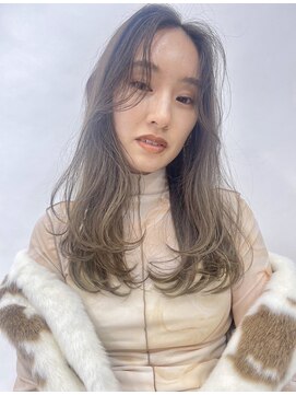 ベル バイ マグ 諏訪店(belle by Mag) 20代30代ダブルカラーブリーチ立体感ハイライト透明感