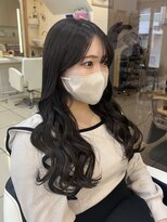 フレア(FLAiR)&nbsp;結んでも結ばなくても可愛い顔周りカットミックス巻き仕上げ