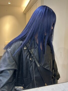 ベレーザ 渋谷(BELEZA) 6833黒髪ブラックブルージュレイヤーロンググラデーションカラー