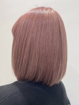 アン ビー(an B) ボブ×ピンク