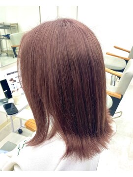 ヘアーアンドビューティーザ エフ(Hair Beauty the F) ピンク__ベージュ