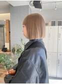 ことりベージュミルクティーベージュシースルーカラー大人可愛い