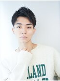 メンズショートアップバングニュアンスパーマ☆横浜