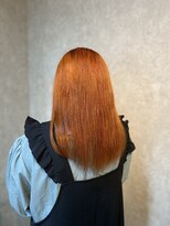 ブランカヘアー 西尾(BLANCA HAIR) ブリーチ/オレンジカラー