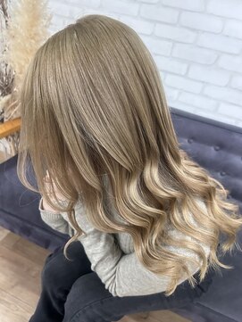 ココテラス(coco terrace) ミルクティーベージュ/ケアブリーチ/トリートメント