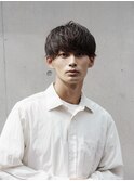 無造作パーマ/ダークブラウン/ツーブロック
