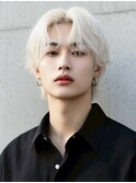 men's/スペインカール/スパイキーショート/ブルーブラック