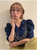 大人可愛いミディアムスタイル