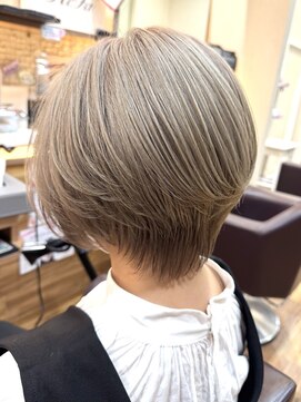 ブレス バイ ファースト 大和吉岡店(Breath by first) 【大和町美容室】ブリーチ＆ダブルカラー＆髪質改善オージュア