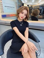 ラピス 渋谷本店(Lapis) ミルクティーベージュ/韓国ボブ/韓国レイヤー/韓国巻き/髪質改善