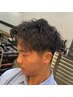 『ご新規様限定』メンズカット+パーマ+眉カット+プレミアムjスタイルサービス