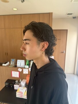 ゴットフロー(GOTTO FLOW) 緩めサーフカール/黒髪パーマ/色気パーマ