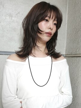 ニコフクオカヘアーメイク(NIKO Fukuoka Hair Make) [NIKO]ブラウンカラー/ハッシュカット/レイヤーカット