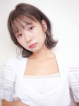 ウィーニード 栄(WENEED) 韓国くびれボブ×シースルーバング
