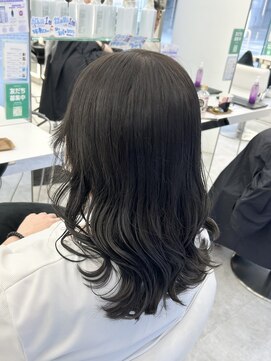 ブラウン(Brown) イメチェン/ピンクベージュ/アンブレラカラー/前髪/藤沢美容院