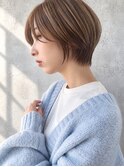 小顔見え◎丸みショート×顔まわりカット
