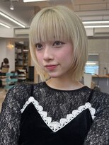 サンド ミュウ 横浜店(sand mieu)&nbsp;レイヤーカット/ハッシュカット/髪質改善/ハイトーン/横浜/ボブ
