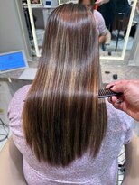 アース 渋谷店(HAIR&MAKE EARTH)&nbsp;艶感ロング美髪縮毛矯正