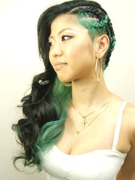 ガナンシア 横浜本店(ganancia) BLACK-STYLE   TURQUOISExBLACK