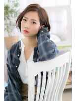 ミック ヘアアンドビューティー 大山店(miq  Hair&Beauty)&nbsp;ノーバング＆ワンレン…大人ボブ