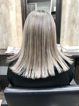 ガナンシア 横浜本店(ganancia) アッシュベージュラベンダー