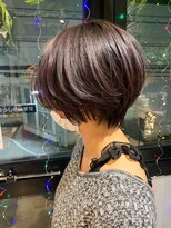 ナルヘアー 越谷(Nalu hair) ハンサムショート×ブリーチなしラベンダーカラー