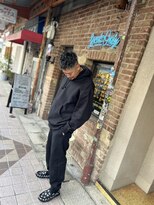 フッドバーバー(HOOD BARBER)&nbsp;スパイラルパーマ　「フェードカット」