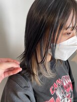 ティグルフォーヘア(TIGRE for hair)&nbsp;インナーレイヤー×ホワイトベージュ☆ハイトーンカラー