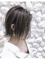 モアナ バイ ヘッドライト 沖縄南風原店(Moana by HEADLIGHT)&nbsp;Moana【南風原】#ハイライト#ベージュ#ショート#大人可愛い