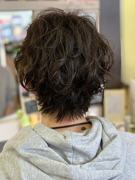 フレンズ 環状通東店(friend's) 波巻きツイストスパイラルパーマメンズマッシュ 8