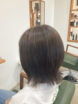 ハルララヘアー(harurara hair) 【harurara hair大分/明野】外ハネ×グレージュ