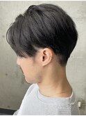 men's/アップバング/ツーブロックマッシュ/束感ショート/波巻き