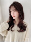 韓国ヘア レイヤーカット 顔周り 髪質改善 柏 縮毛矯正 学割U24