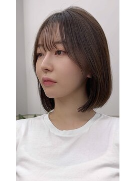 サンド 鹿児島中央(sand) ボブ　韓国ボブ　タッセルボブ　切りっぱなしボブ　似合わせ