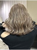大人可愛い/透明感/ベージュ