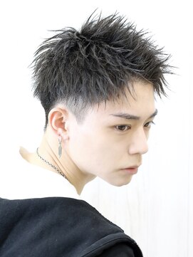ベーア(Bar) 短髪メンズショート爽やかスパイキーショート刈り上げ