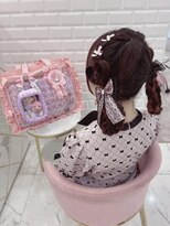 編み込みハートドーナツヘア＊まゆ