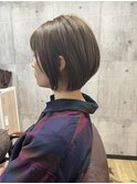 ひし形ショートボブ