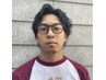 【パーマ】メンズカット+スパイラルパーマ￥12000