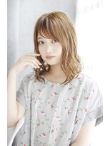 シュシュット(chouchoute)&nbsp;ワンレンボブルフ小顔ネビージュブリーチ縮毛矯正黒髪質改善/042