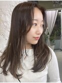 ブリーチなしダブルカラーレイヤーカット韓国ヘア