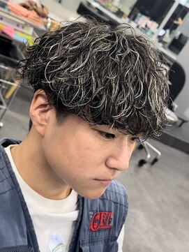 フィフス トウキョウ (fifth TOKYO) メンズメッシュカラーメンズハイライトカラー波巻きスパイラル