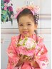 【七五三・３歳】着付けのみ￥8,800→￥7,700