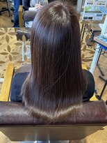 オーバルヘアー ルポ(OVAL hair repos)&nbsp;髪質改善/ショコラブラウン/ストレートロング