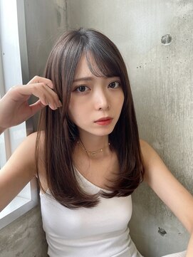 ロンドカスティーヨ 四日市(Lond castillo) レイヤーカットグレージュ髪質改善イノア5211